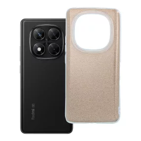   Xiaomi Redmi Note 14 Pro 5G szilikon tok, hátlaptok, telefon tok, csillámos, arany, Shining Case