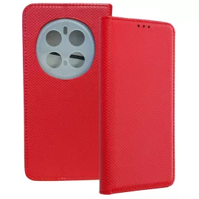   Honor Magic7 Pro 5G könyvtok, fliptok, telefon tok, bankkártyatartós, mágneszáras, piros, Smart Case book