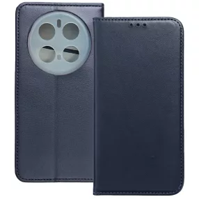   Honor Magic7 Pro 5G könyvtok, fliptok, telefon tok, bankkártyatartós, mágneszáras, sötétkék, Smart Magneto