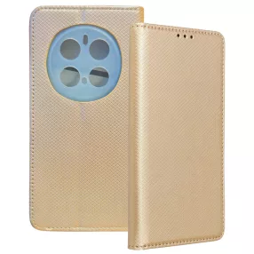   Honor Magic7 Pro 5G könyvtok, fliptok, telefon tok, bankkártyatartós, mágneszáras, arany, Smart Case book