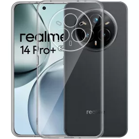   Realme 14 Pro Plus 5G szilikon tok, hátlaptok, telefon tok, vastag, átlátszó, kamera védelemmel, 2mm, Clear case