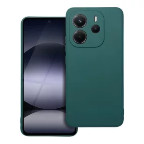   Xiaomi Redmi Note 14 4G szilikon tok, telefon tok, hátlaptok, matt, zöld, Matt case