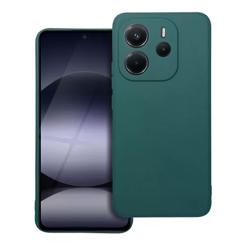 Xiaomi Redmi Note 14 4G szilikon tok, telefon tok, hátlaptok, matt, zöld, Matt case