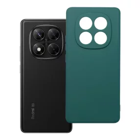   Xiaomi Redmi Note 14 Pro 4G szilikon tok, telefon tok, hátlaptok, matt, zöld, Matt case