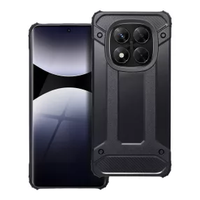   Xiaomi Redmi Note 14 Pro 4G hátlap tok, telefon tok, ütésálló, fekete, Armor