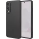 Samsung Galaxy S25 Edge 5G szilikon tok, telefon tok, hátlaptok, matt, fekete, Matt case
