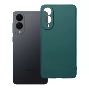   Samsung Galaxy S25 Edge 5G szilikon tok, telefon tok, hátlaptok, matt, zöld, Matt case