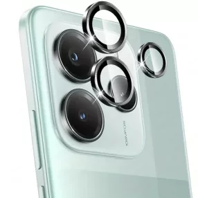   Xiaomi Redmi Note 14 5G üvegfólia, tempered glass, edzett, 3D, kamera védő, lencsevédő, fekete, felhelyezést segítő kerettel