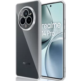   Realme 14 Pro 5G szilikon tok, hátlaptok, telefon tok, vékony, átlátszó, kamera védelemmel, 0.5mm