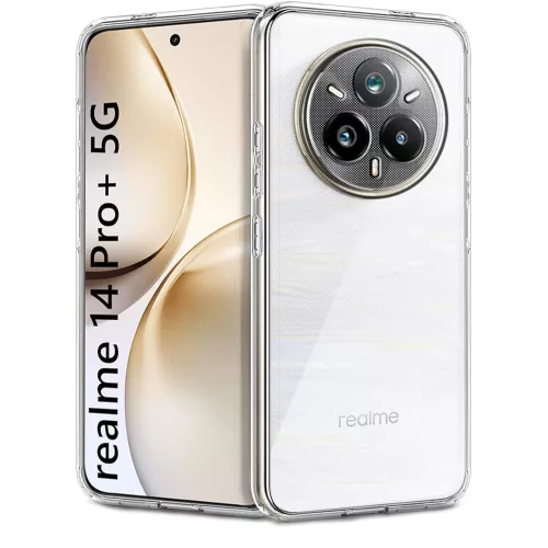Realme 14 Pro Plus 5G szilikon tok, hátlaptok, telefon tok, vékony, átlátszó, kamera védelemmel, 0.5mm