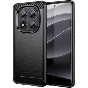  Xiaomi Poco X7 5G szilikon tok, hátlaptok, telefon tok, karbon mintás, fekete, Carbon case