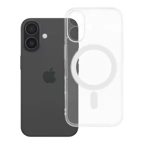   iPhone 16 MagSafe szilikon tok – kameravédős, 2 mm-es átlátszó hátlaptok, Clear Case