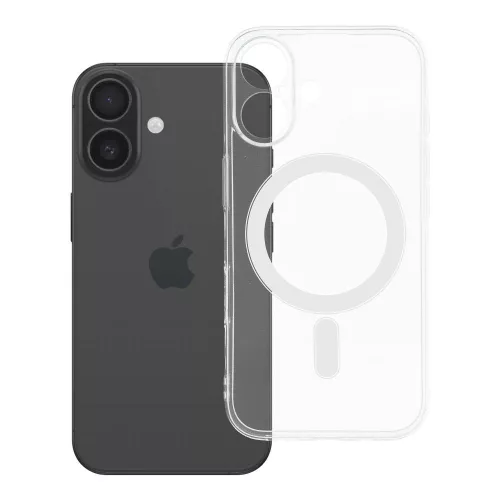 iPhone 16 MagSafe szilikon tok – kameravédős, 2 mm-es átlátszó hátlaptok, Clear Case