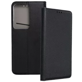   Realme 14x 5G / C75 könyvtok, fliptok, telefon tok, bankkártyatartós, mágneszáras, fekete, Smart Case book