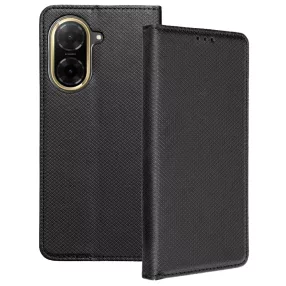   Xiaomi Redmi A5 4G könyvtok, fliptok, telefon tok, bankkártyatartós, mágneszáras, fekete, Smart Case book