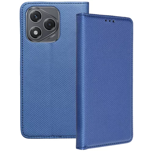 Honor 400 Lite 5G könyvtok, fliptok, telefon tok, bankkártyatartós, mágneszáras, sötétkék, Smart Case book