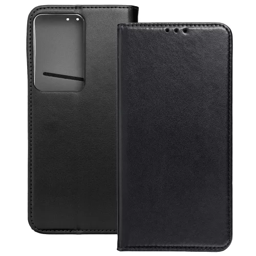 Realme 14x 5G / C75 könyvtok, fliptok, telefon tok, bankkártyatartós, mágneszáras, fekete, Smart Magneto