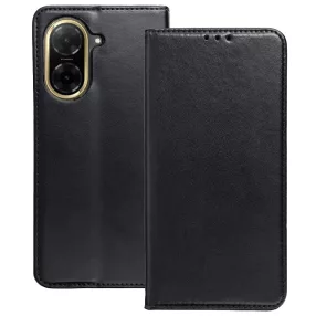   Xiaomi Redmi A5 4G könyvtok, fliptok, telefon tok, bankkártyatartós, mágneszáras, fekete, Smart Magneto