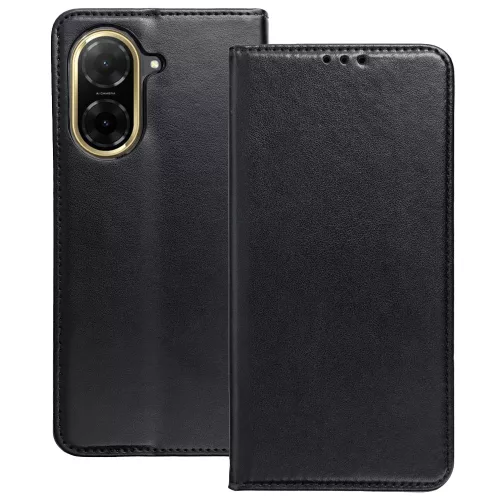 Xiaomi Redmi A5 4G könyvtok, fliptok, telefon tok, bankkártyatartós, mágneszáras, fekete, Smart Magneto