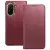 Xiaomi Redmi A5 4G könyvtok, fliptok, telefon tok, bankkártyatartós, mágneszáras, bordó, Smart Magneto