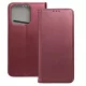 Motorola Edge 60 Fusion 5G / Edge 60 5G könyvtok, fliptok, telefon tok, bankkártyatartós, mágneszáras, bordó, Smart Magneto