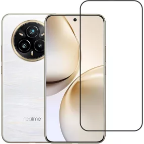  Realme 14 Pro Plus 5G üvegfólia, tempered glass, előlapi, 5D, edzett, hajlított, fekete kerettel
