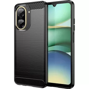   Xiaomi Redmi A5 4G szilikon tok, hátlaptok, telefon tok, karbon mintás, fekete, Carbon case