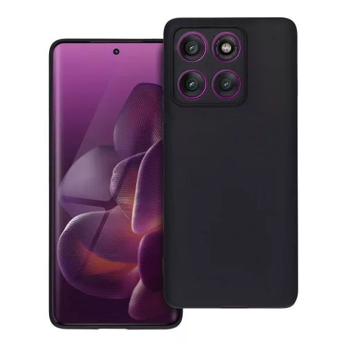 Motorola Edge 60 Fusion 5G / Edge 60 5G szilikon tok, telefon tok, hátlaptok, matt, fekete, Matt case