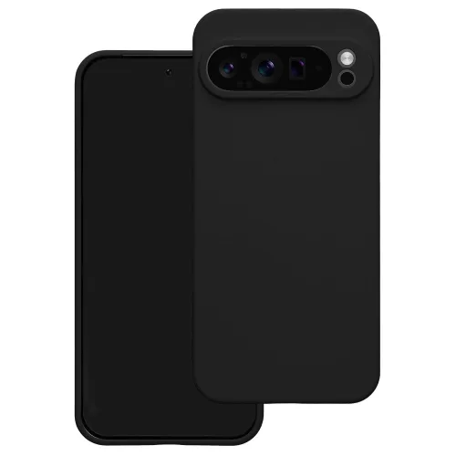 Google Pixel 10 Pro XL 5G szilikon tok, telefon tok, hátlaptok, matt, fekete, Matt case