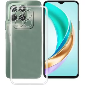   Honor X6b szilikon tok, hátlaptok, telefon tok, vastag, átlátszó, kamera védelemmel, 2mm