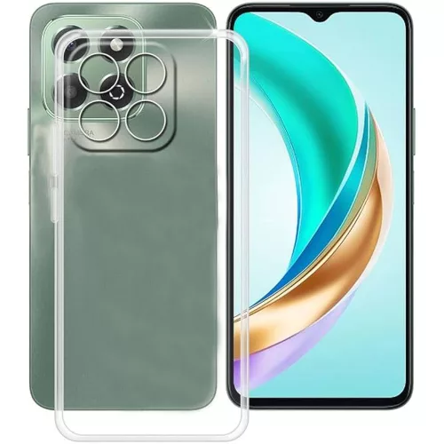 Honor X6b szilikon tok, hátlaptok, telefon tok, vastag, átlátszó, kamera védelemmel, 2mm