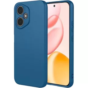   Honor 400 5G szilikon tok, telefon tok, hátlaptok, matt, kék, Matt case