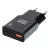Bluestar Slim GaN hálózati töltőfej 25W USB-C + USB-A – gyorstöltő adapter (Power Delivery, Quick Charge)
