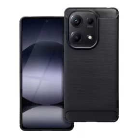   Xiaomi Redmi Note 14s 4G szilikon tok, hátlaptok, telefon tok, karbon mintás, fekete, Carbon case