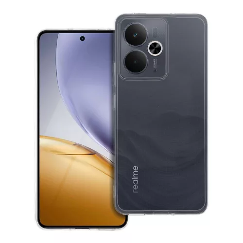 Realme 14T 5G / Realme 14 5G szilikon tok, hátlaptok, telefon tok, vastag, átlátszó, kamera védelemmel, 2mm, Clear case