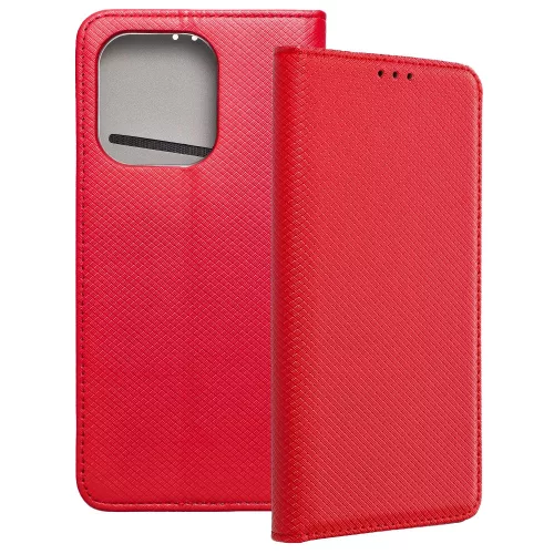 Motorola Edge 60 Pro 5G könyvtok, fliptok, telefon tok, bankkártyatartós, mágneszáras, piros, Smart Case book