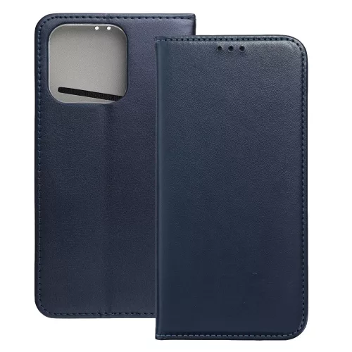 Motorola Edge 60 5G / Edge 60 Fusion 5G könyvtok, fliptok, telefon tok, bankkártyatartós, mágneszáras, sötétkék, Smart Magneto