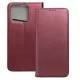 Motorola Edge 60 Pro 5G könyvtok, fliptok, telefon tok, bankkártyatartós, mágneszáras, bordó, Smart Magneto