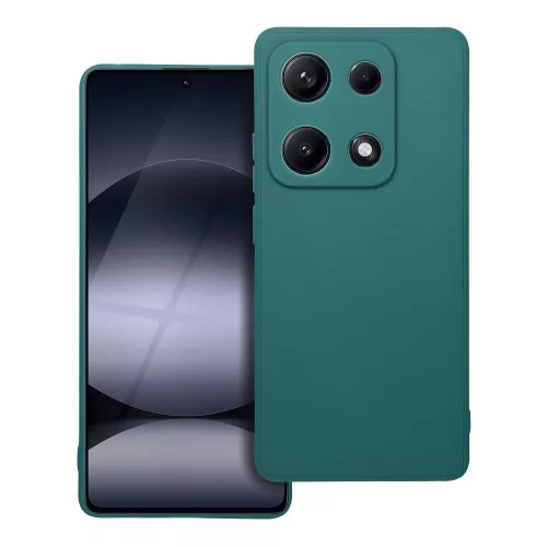 Xiaomi Redmi Note 14s 4G szilikon tok, telefon tok, hátlaptok, matt, zöld, Matt case