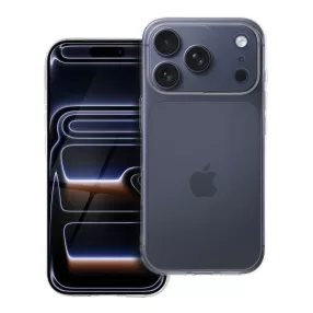   iPhone 17 Pro Max szilikon tok, hátlaptok, telefon tok, vastag, átlátszó, kamera védelemmel, 2mm, Clear Case
