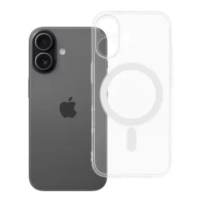   iPhone 17 MagSafe szilikon tok – kameravédős, 2 mm-es átlátszó hátlaptok, Clear Case