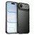 iPhone Air szilikon tok, hátlap tok, ütésálló, fekete, Thunder
