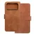iPhone 17 Pro könyvtok, fliptok, telefon tok, bankkártyatartós, mágneszáras, barna, Tender Book