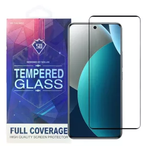   Xiaomi Redmi Note 15 Pro 4G üvegfólia – teljes képernyős, hajlított, edzett, fekete keretes 5D tempered glass