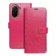Xiaomi Redmi A5 4G könyvtok, fliptok, telefon tok, mágneszáras, bankkártyatartós, mandala mintás, magenta, Forcell Mezzo