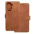Xiaomi Redmi A5 4G könyvtok, fliptok, telefon tok, bankkártyatartós, mágneszáras, barna, Tender Book