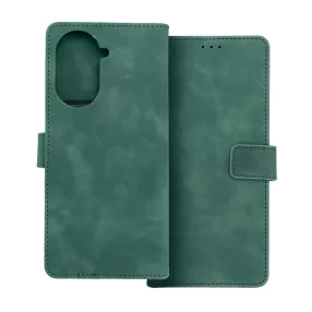   Xiaomi Redmi A5 4G könyvtok, fliptok, telefon tok, bankkártyatartós, mágneszáras, zöld, Tender Book