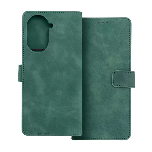 Xiaomi Redmi A5 4G könyvtok, fliptok, telefon tok, bankkártyatartós, mágneszáras, zöld, Tender Book