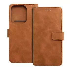   Xiaomi Redmi 15C 4G / Redmi 15C 5G / Poco C85 4G könyvtok, fliptok, telefon tok, bankkártyatartós, mágneszáras, barna, Tender Book