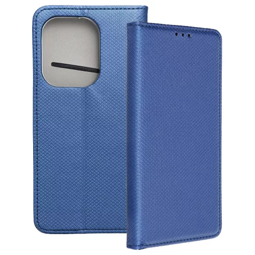 Xiaomi Redmi 15C 4G / Redmi 15C 5G / Poco C85 4G könyvtok, fliptok, telefon tok, bankkártyatartós, mágneszáras, sötétkék, Smart Case book